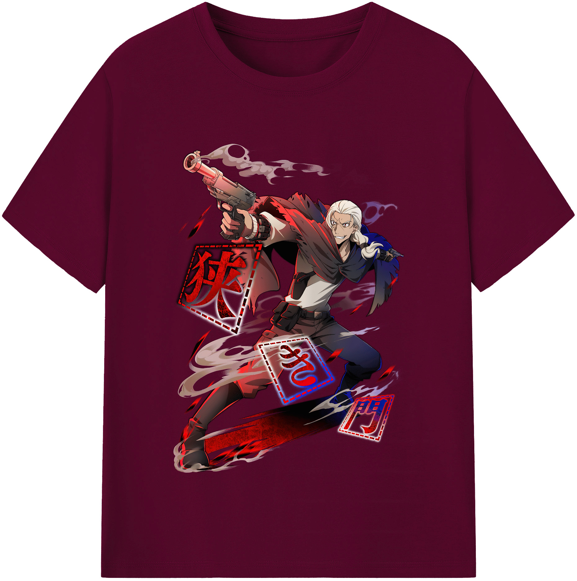 （画像用） 文豪ストレイドッグス Bungo Stray Dogs レディースカジュアルプリントTシャツ（綿100％）